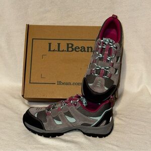 Girls Suede L.L.Bean Trail Model Low Hikers Hiking Sneakers